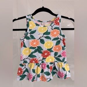 HANNA ANDERSSON • Girls' Peplum Top • Size 5